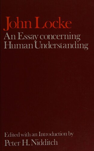 An Essay Concerning Human Understanding