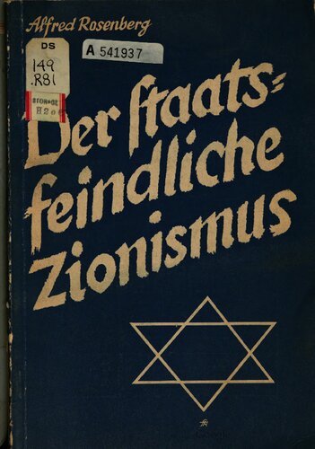 Der staatsfeindliche Zionismus