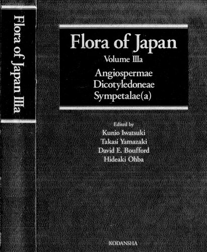 Flora of Japan: Volume 3a: Angiospermae, Dicotyledoneae, Sympetalae(a)