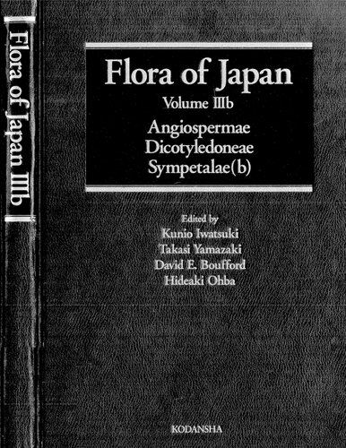 Flora of Japan Vol. 3 Angiospermae - Dicotyledoneae: Sympetalae  /(B)