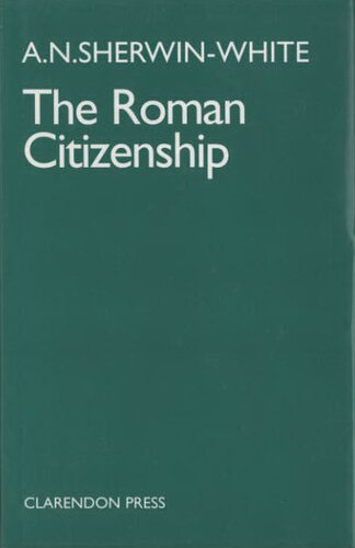 The Roman citizenship