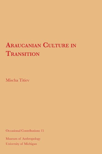 Araucanian Culture in Transition