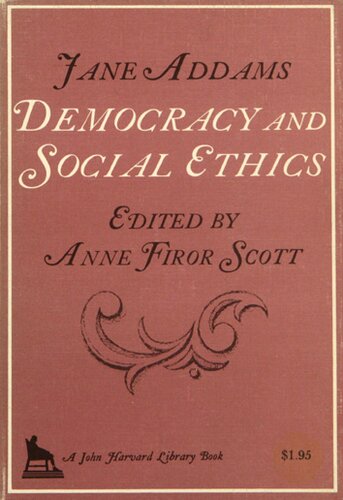 Democracy and social ethics