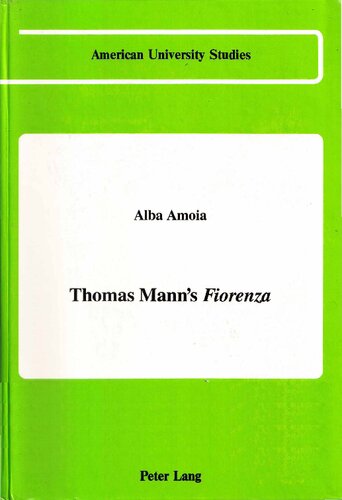 Thomas Mann's Fiorenza