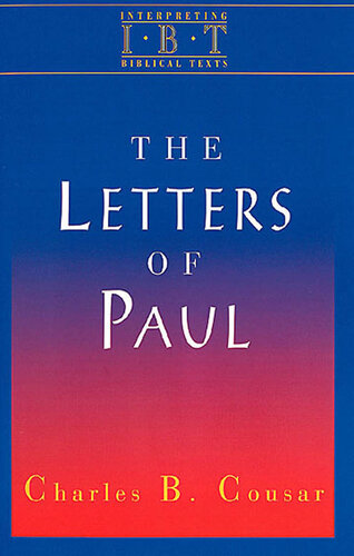 Interpreting Biblical Texts Series - The Letters of Paul