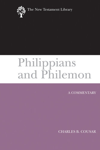 Philippians and Philemon (2009): A Commentary (New Testament Library)