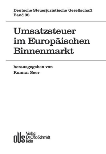 Umsatzsteuer im Europäischen Binnenmarkt