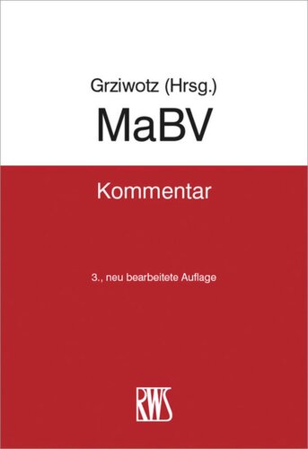 MaBV: Kommentar zur Makler- und Bauträgerverordnung