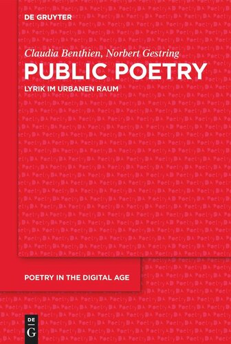 Public Poetry: Lyrik im urbanen Raum