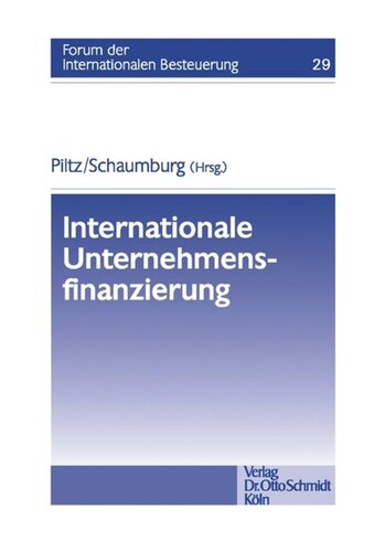 Internationale Unternehmensfinanzierung