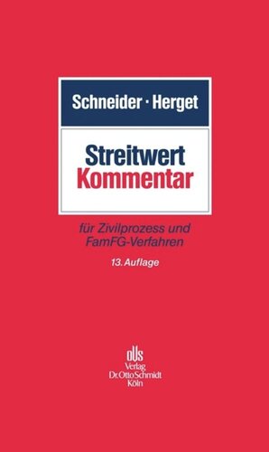 Streitwert-Kommentar