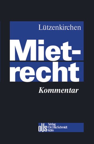 Mietrecht: Kommentar