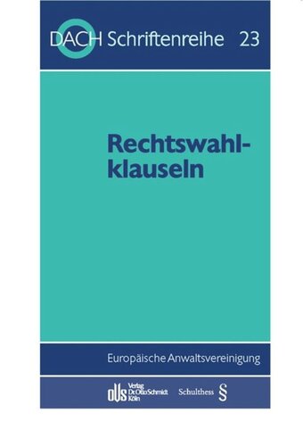 Rechtswahlklauseln