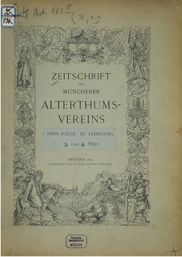 Zeitschrift des Münchener Alterthumsvereins