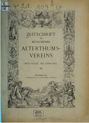 Zeitschrift des Münchener Alterthumsvereins