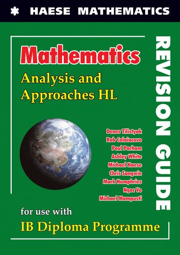 Haese Mathematics Analysis and Approaches HL Revision Guide