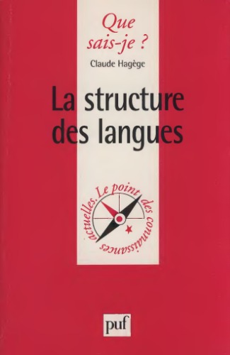 La structure des langues, 5e edition