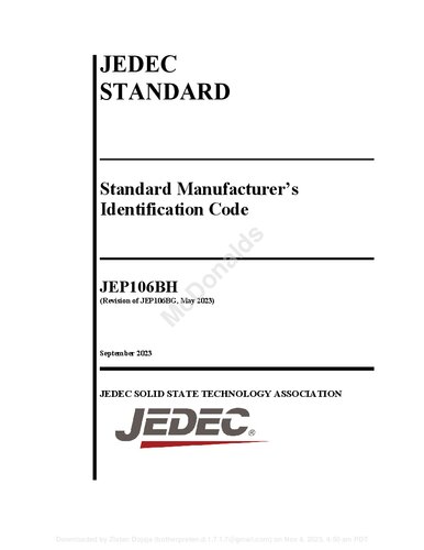 Standard Manufacturer’s Identification Code