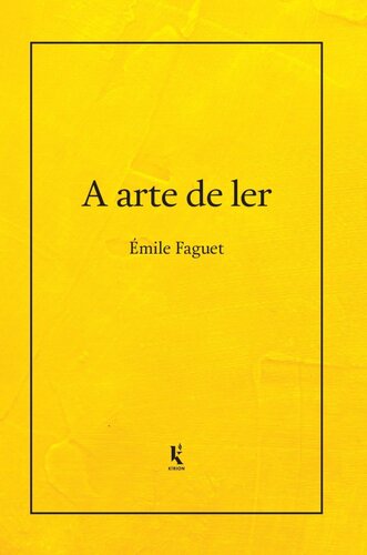 A arte de ler (Translated)