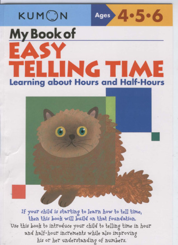 My Book of Easy Telling Time: Learning about Hours and Half-Hours