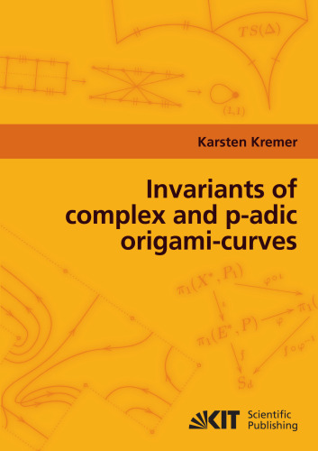 Invariants of complex and p-adic origami-curves