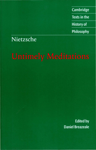 Untimely Meditations