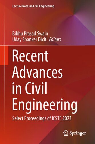 Recent Advances in Civil Engineering: Select Proceedings of ICSTE 2023