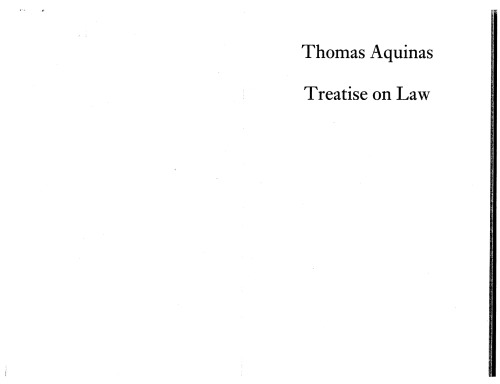 Treatise on Law