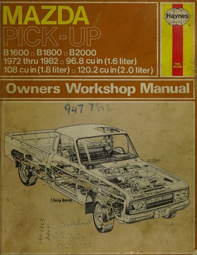 Haynes Mazda Pick-Up Owners Workshop Manual