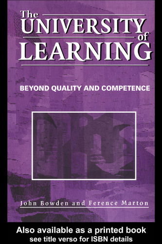 The University of Learning: Beyond Quality and Competence