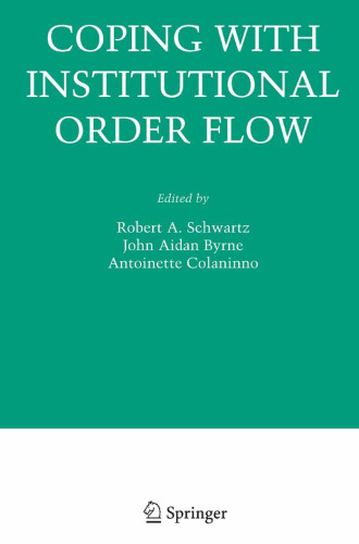 Coping With Institutional Order Flow (Zicklin School of Business Financial Markets Series)