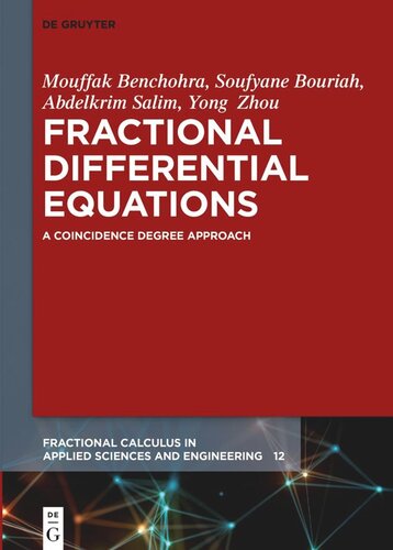 Fractional Differential Equations: A Coincidence Degree Approach