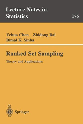 Ranked Set Sampling: Theory and Applications (Lecture Notes in Statistics, 176)