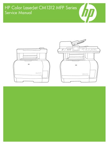 HP Color LaserJet CM1312 MFP Series Service Manual