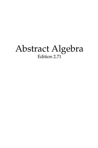 Abstract Algebra