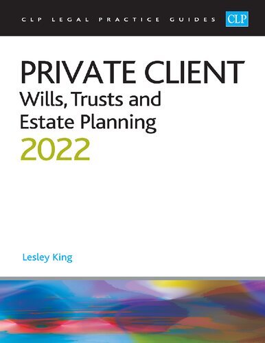 Private Client: Wills, Trusts and Estate Planning (CLP)