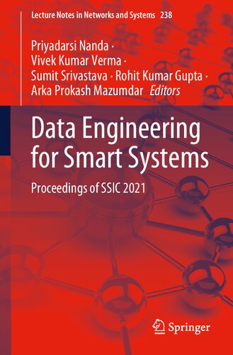 Data engineering for smart systems : proceedings of SSIC 2021