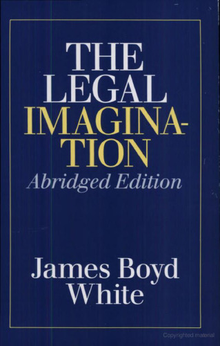 The Legal Imagination