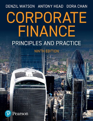 Corporate Finance Principles and Practice