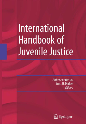 International Handbook of Juvenile Justice (Current Diagnostic Pediatrics)