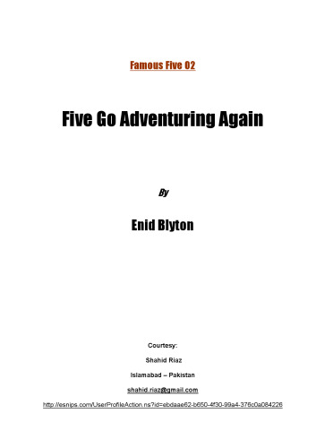 Five Go Adventuring Again (Famous Five)