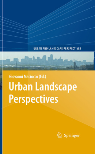 Urban Landscape Perspectives (Urban and Landscape Perspectives, 2)