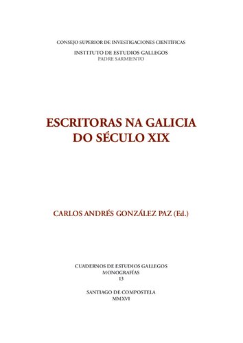 Escritoras na Galicia do século XIX