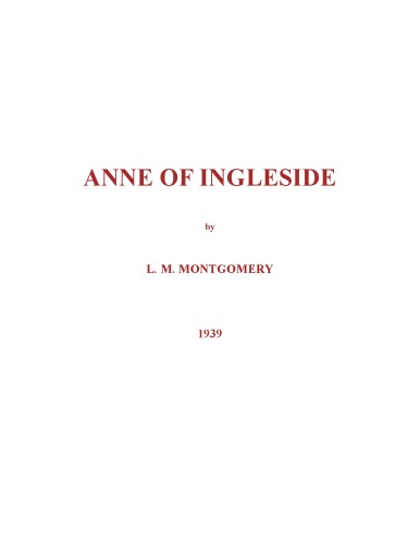 Anne of Ingleside