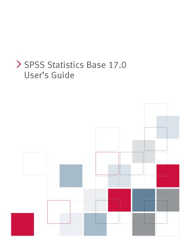 SPSS Statistics Base 17.0 user's guide.