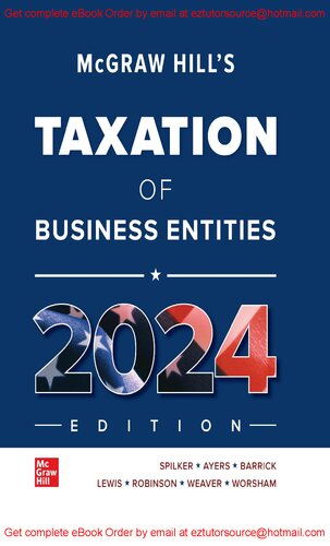 McGraw-Hill's Taxation of Business Entities 2024