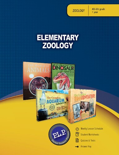 Elementary Zoology Parent Lesson Planner