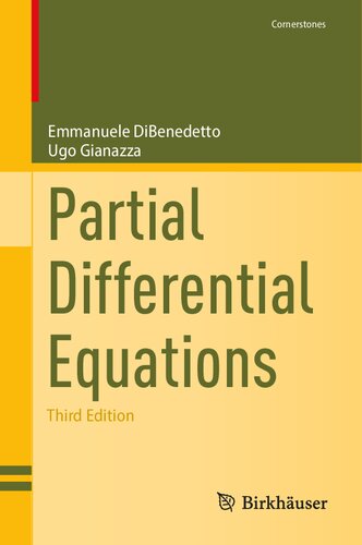 Partial Differential Equations (Cornerstones)