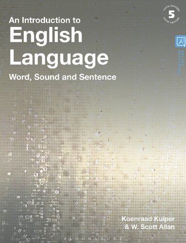 An Introduction to English Language: Word, Sound and Sentence