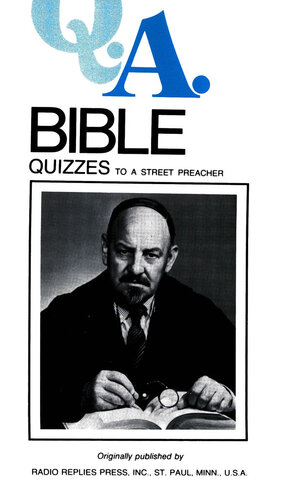 Bible Quizzes: To a Street Preacher